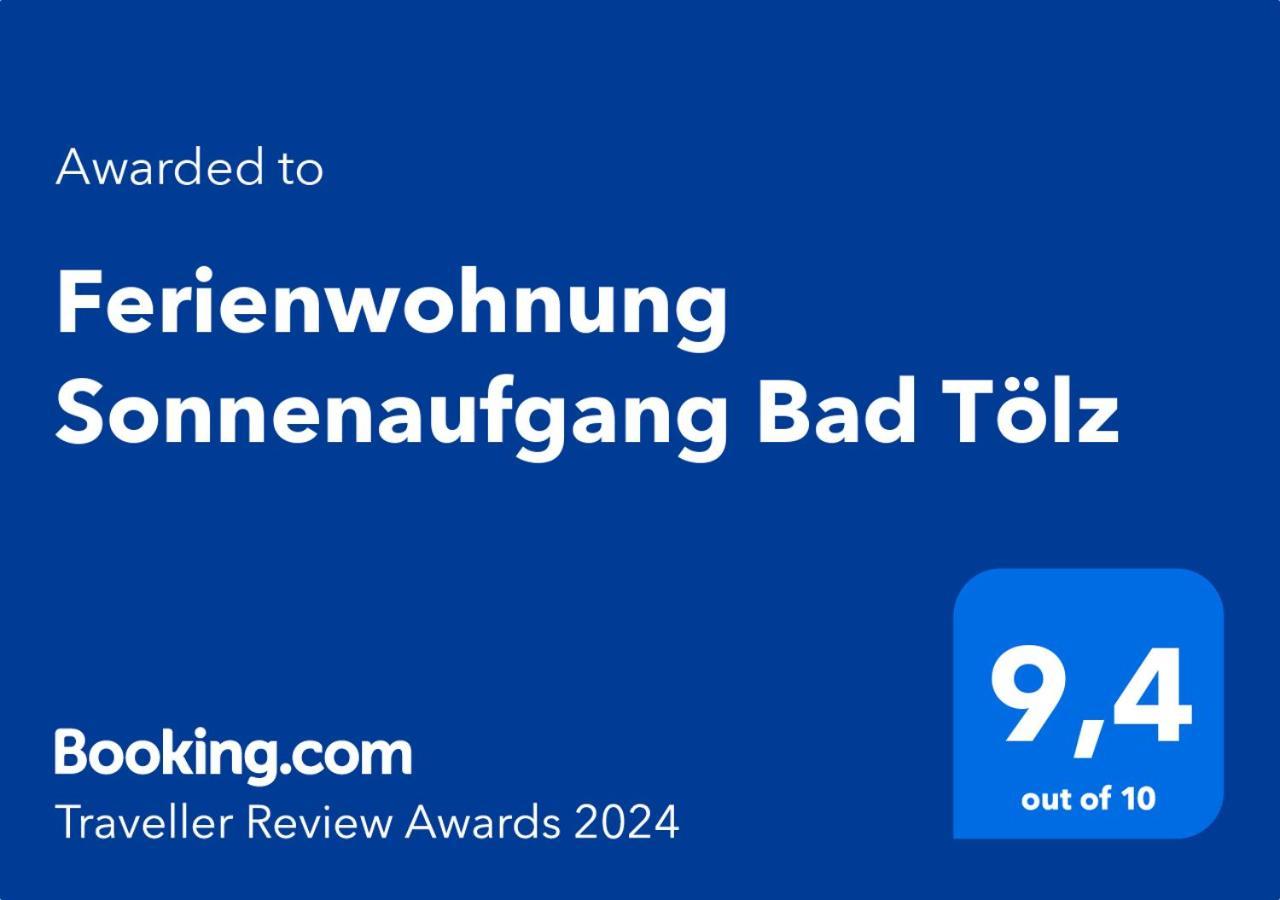 Ferienwohnung Sonnenaufgang Bad Toelz Ngoại thất bức ảnh